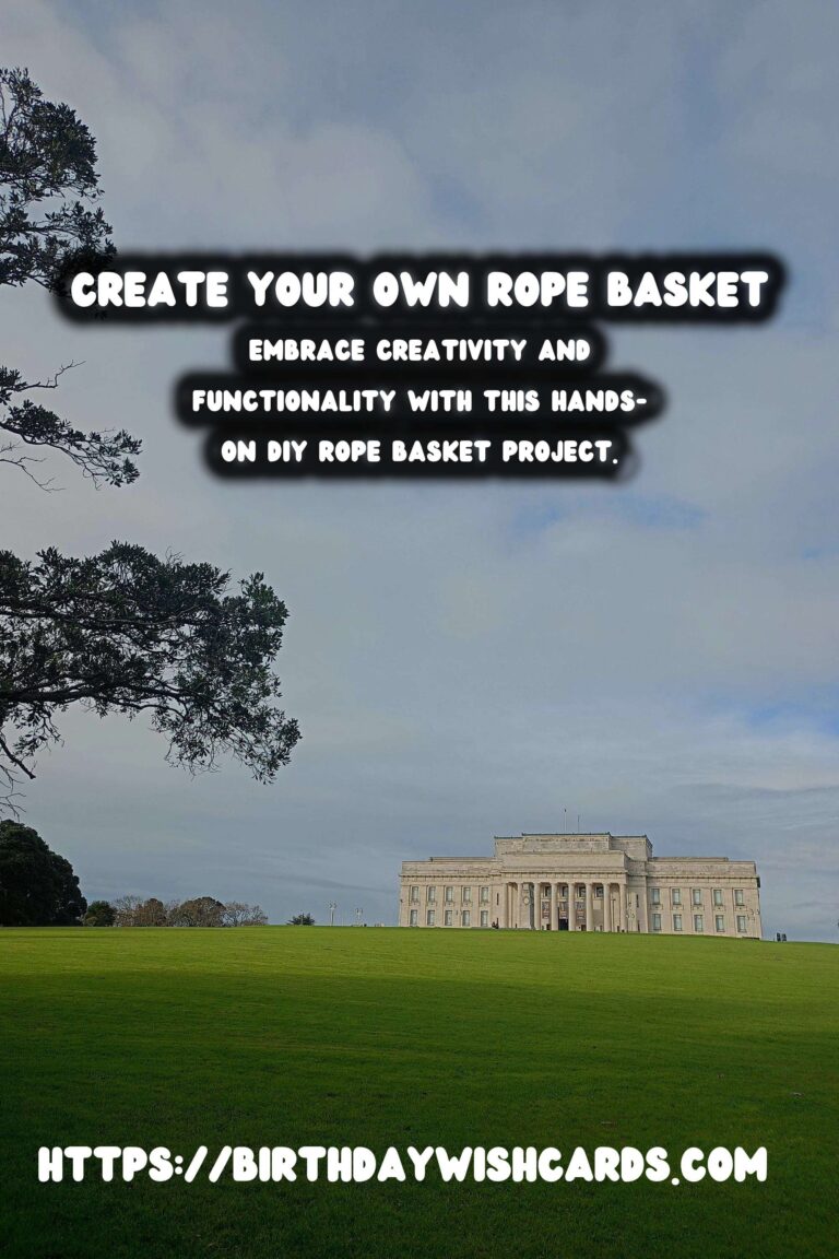 Master the Art of Creating a DIY Rope Basket: A Simple Weaving Project