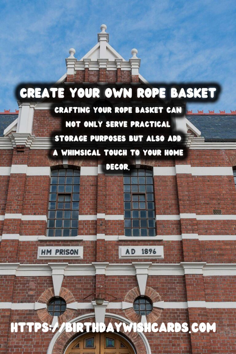Master the Art of Creating a DIY Rope Basket: A Simple Weaving Project
