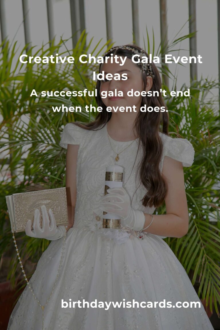 Master the Art of Planning a Charity Gala with These Innovative Event Ideas