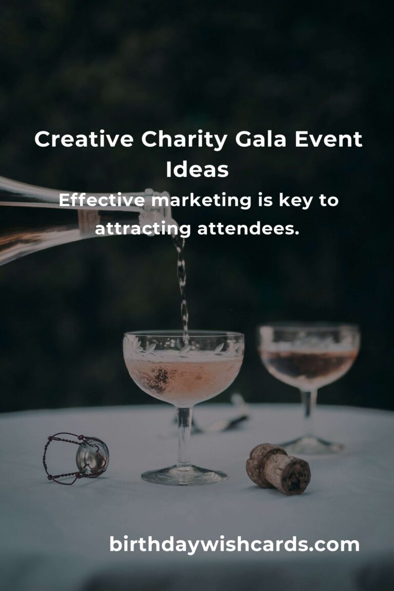 Master the Art of Planning a Charity Gala with These Innovative Event Ideas
