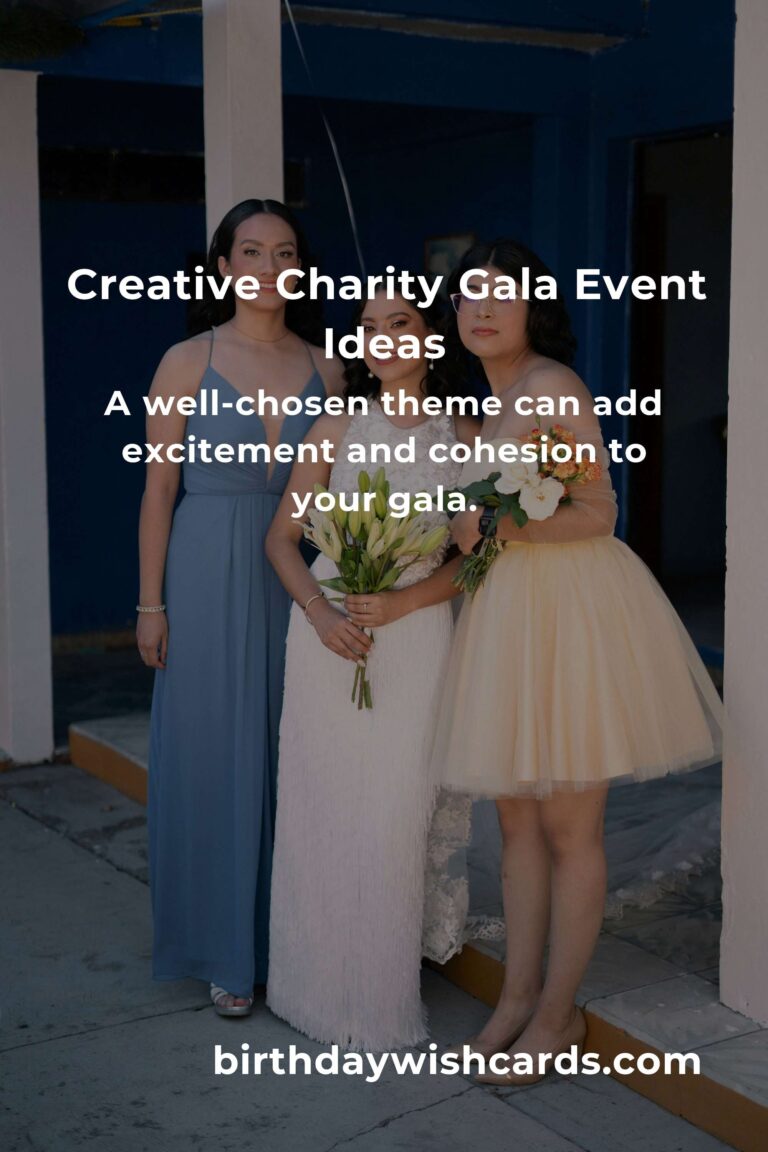 Master the Art of Planning a Charity Gala with These Innovative Event Ideas