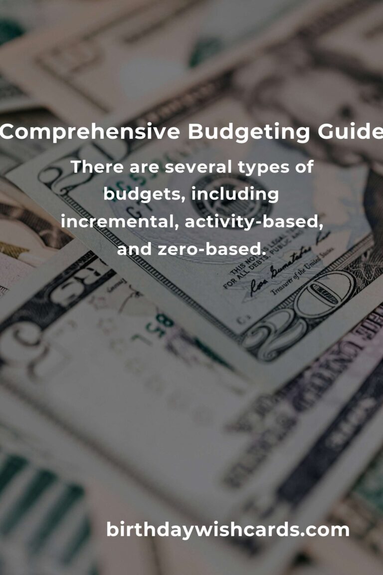 Mastering Budgeting Insights: A Comprehensive Guide