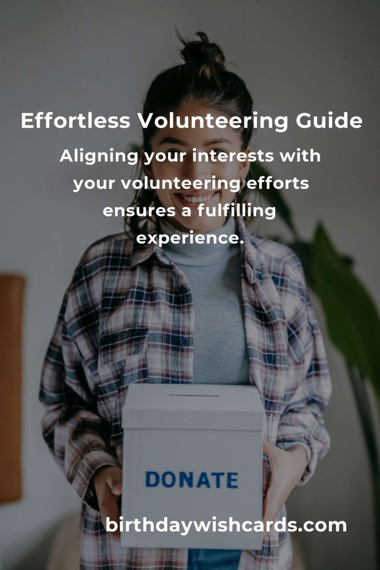 Mastering Effortless Volunteering: A Comprehensive Guide