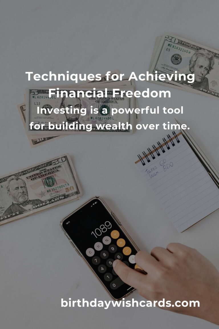 Mastering Financial Freedom: Techniques for a Secure Future