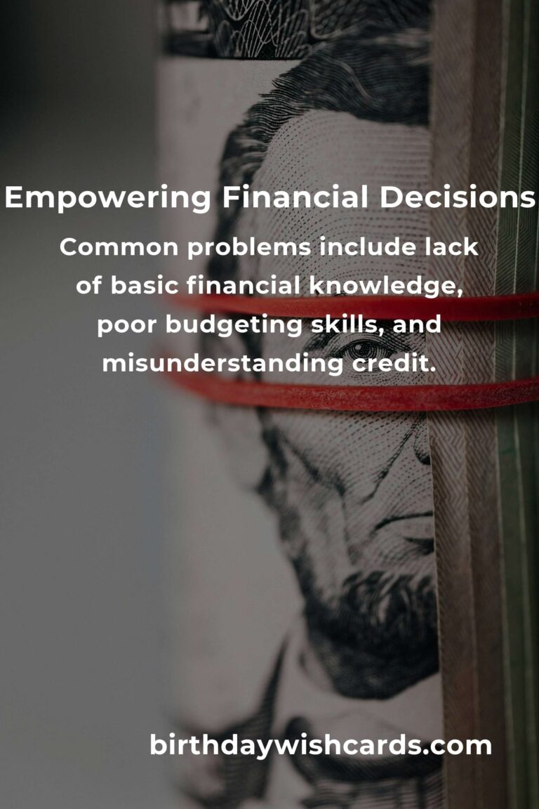 Mastering Financial Literacy: Solving Common Problems
