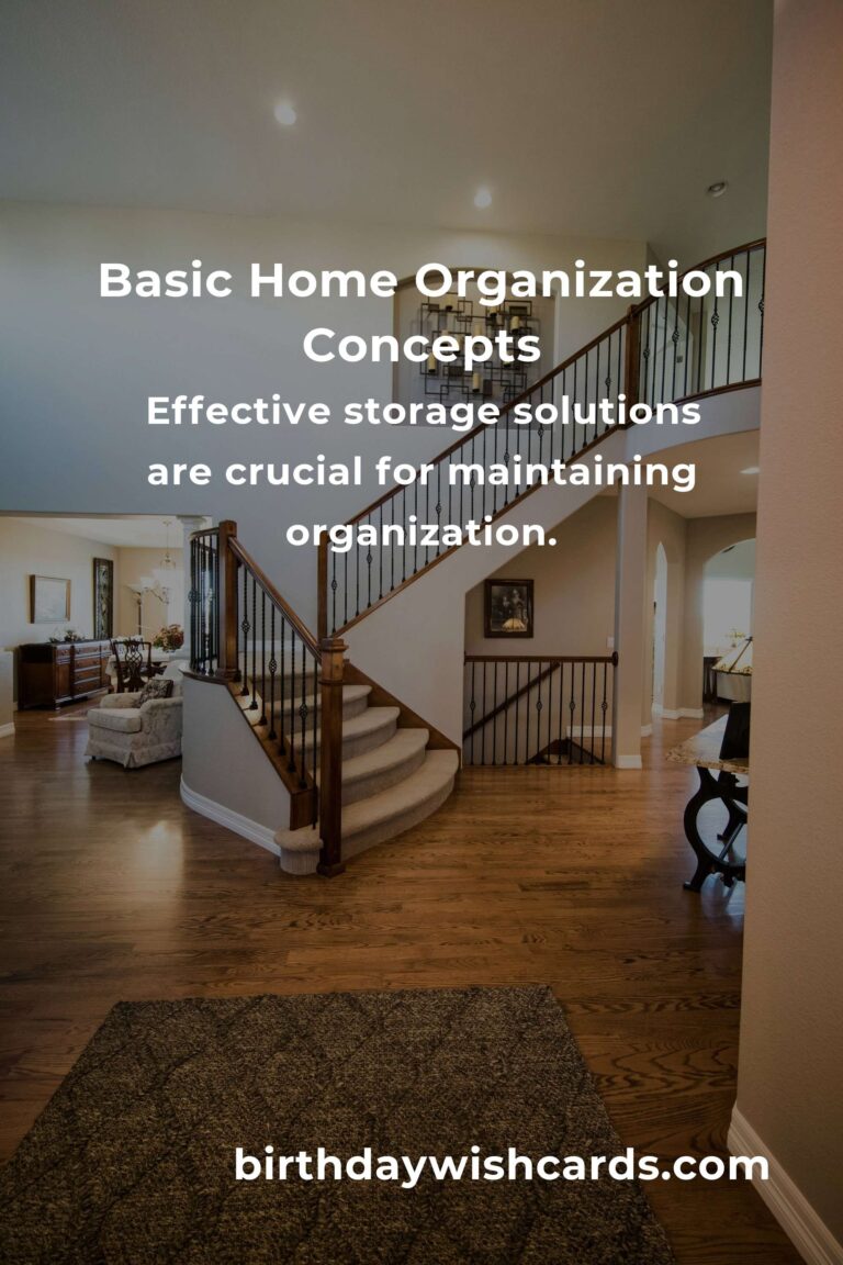 Mastering Home Organization: Essential Concepts for a Clutter-Free Life