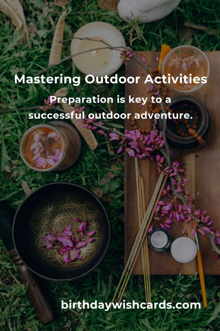Mastering Outdoor Activities Techniques: A Comprehensive Guide