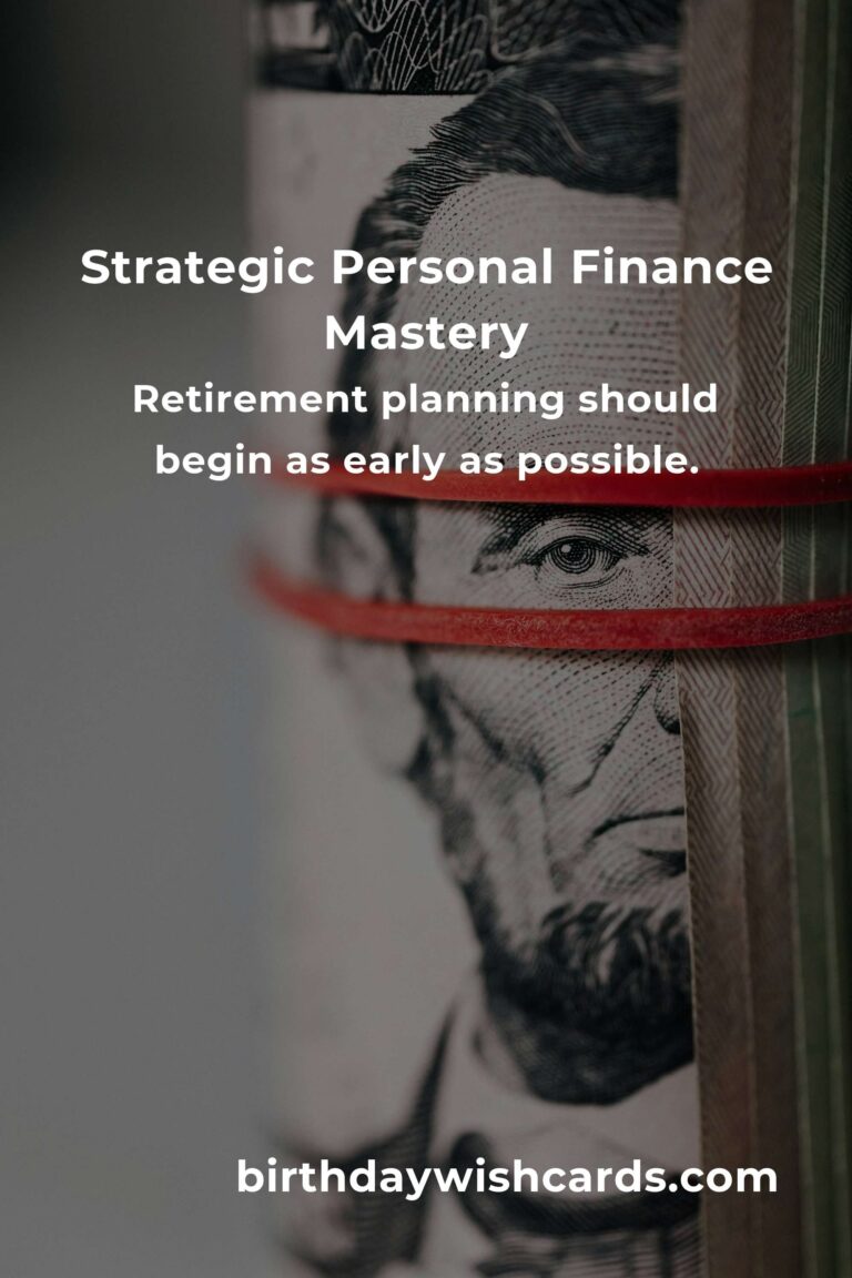 Mastering Strategic Personal Finance: A Comprehensive Guide