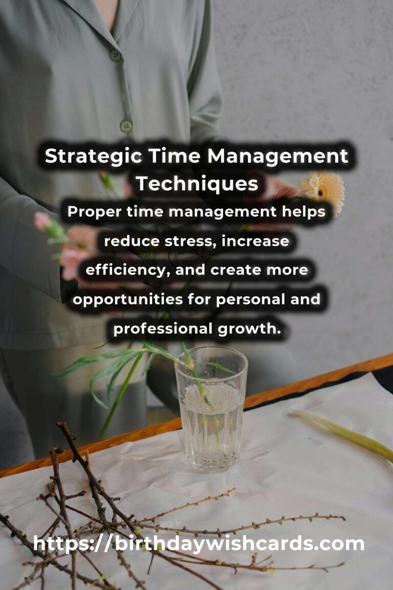 Mastering Strategic Time Management: Your Ultimate Survival Guide