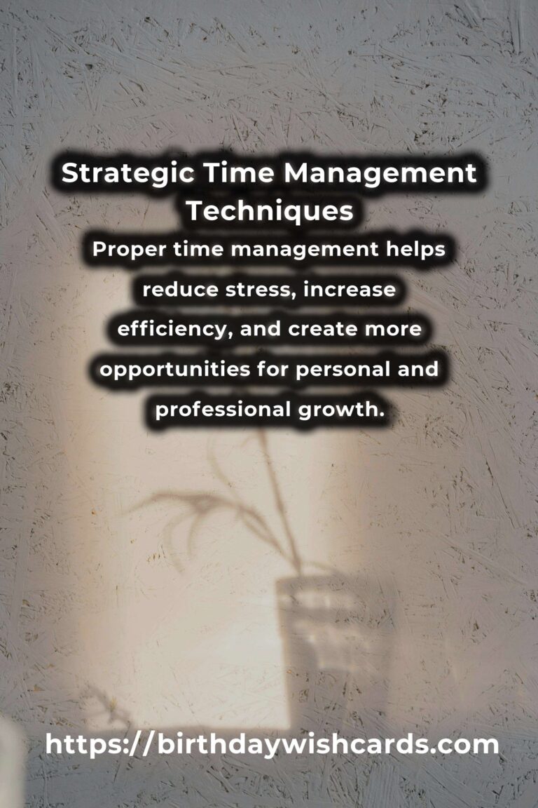 Mastering Strategic Time Management: Your Ultimate Survival Guide