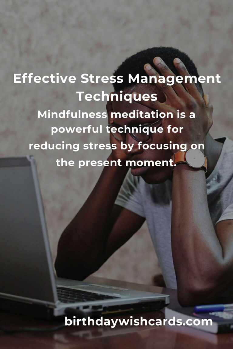Mastering Stress Management: Expert Techniques for a Balanced Life