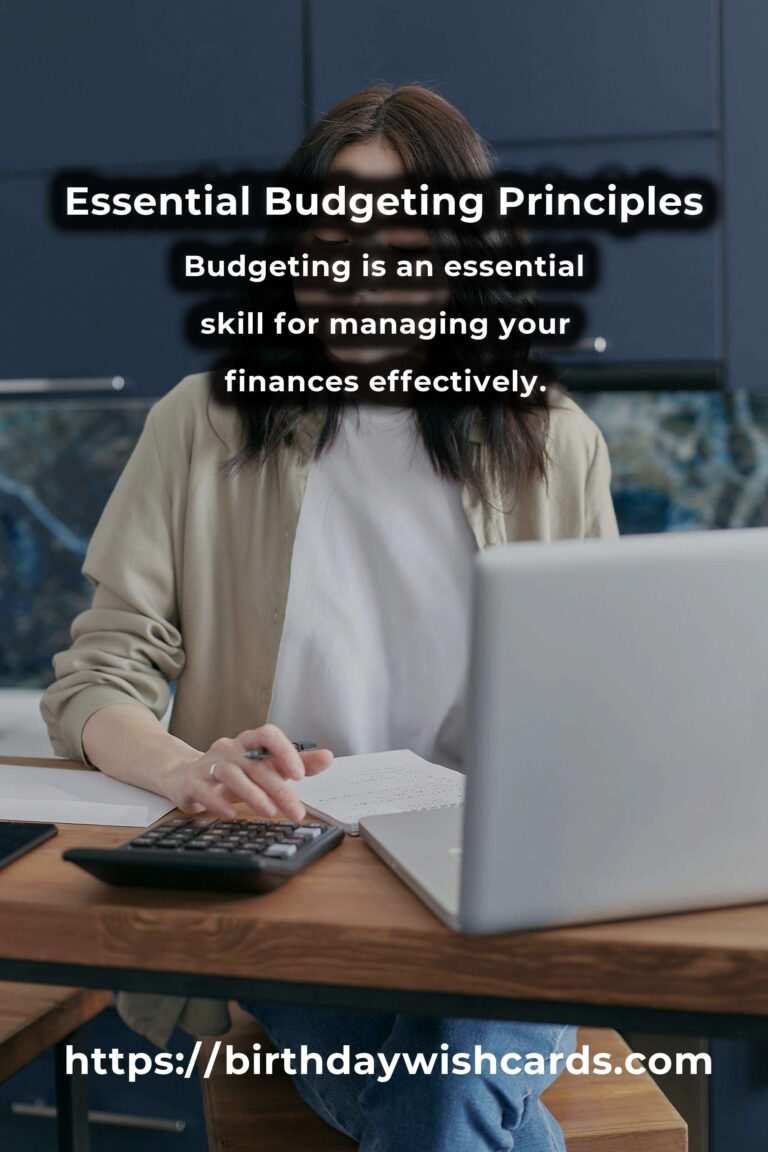 Mastering Your Finances: Your Complete Checklist for Budgeting Principles