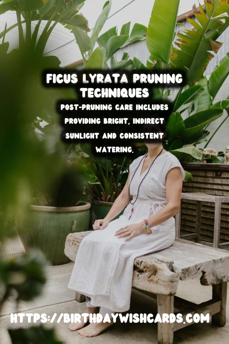 Mastering the Art of Pruning Ficus Lyrata for Optimal Growth