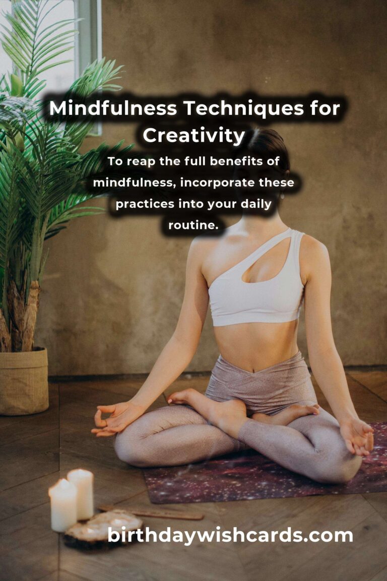 Mindfulness Practices to Enhance Creativity
