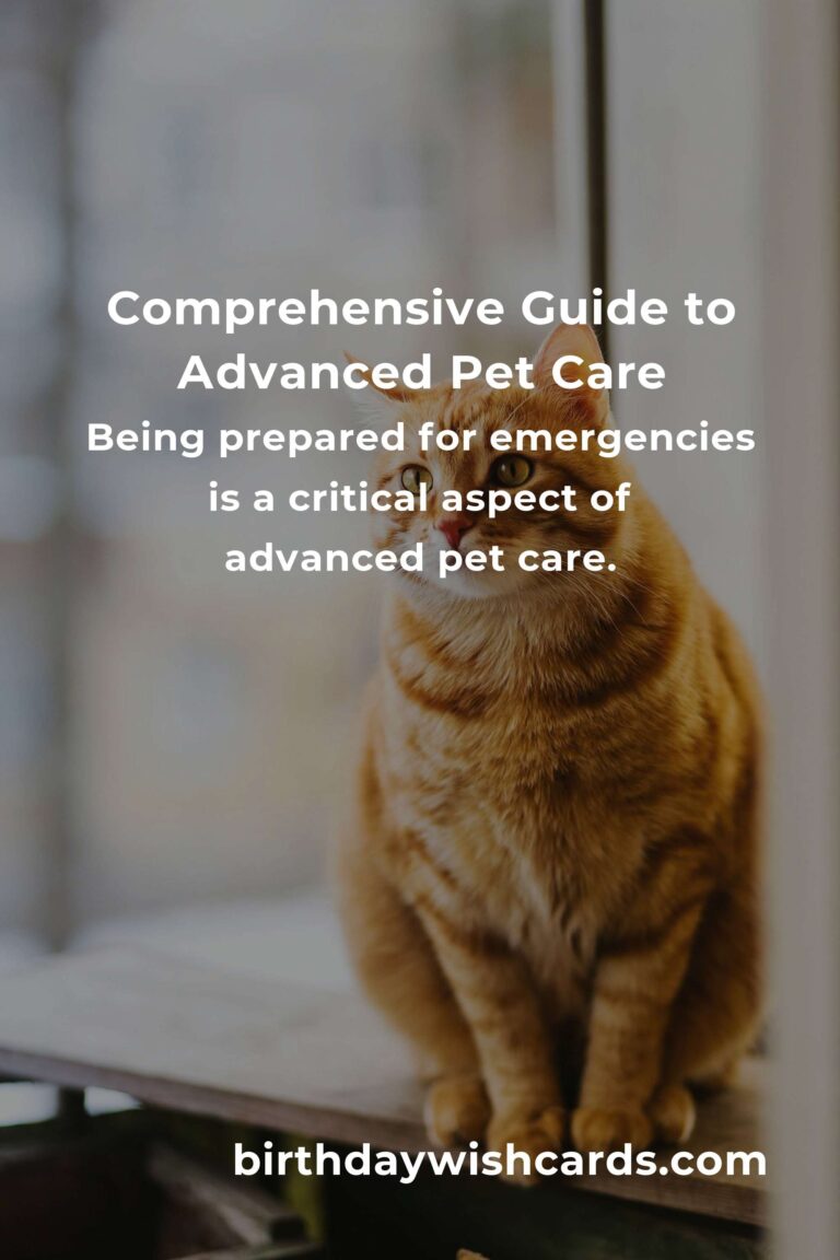 Navigating Advanced Pet Care: A Comprehensive Survival Guide