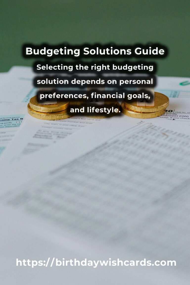 Navigating Budgeting Solutions: A Comprehensive Survival Guide