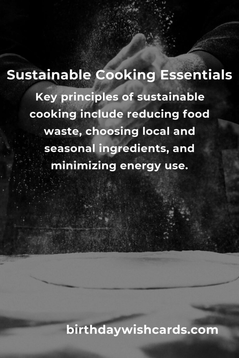 Navigating Sustainable Cooking Basics: A Survival Guide
