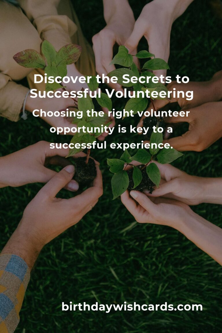 Navigating Volunteering: Secrets to a Successful Experience