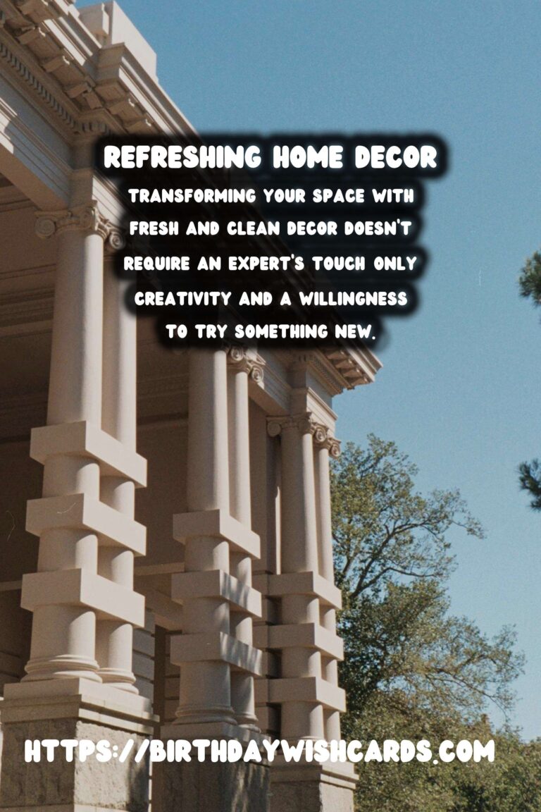 New Beginnings Decor: Fresh & Clean DIYs