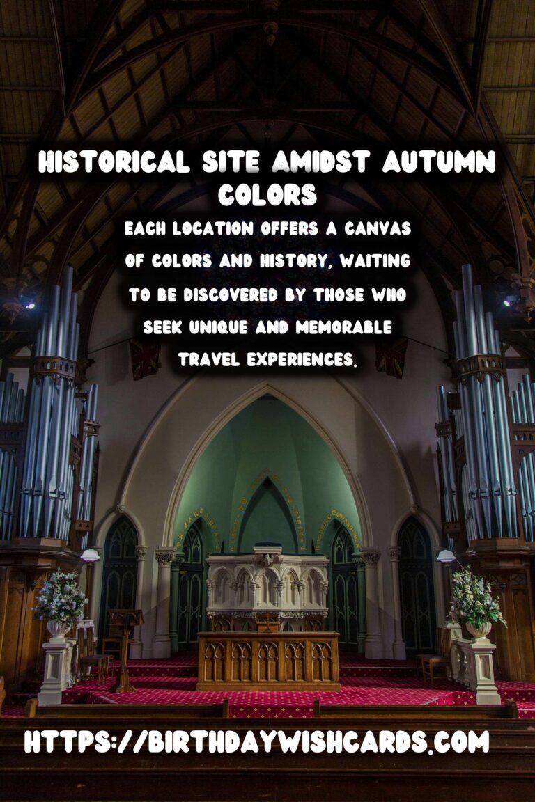 Off-Season Travel: Discover the Best Historical Sites for Autumn Colors