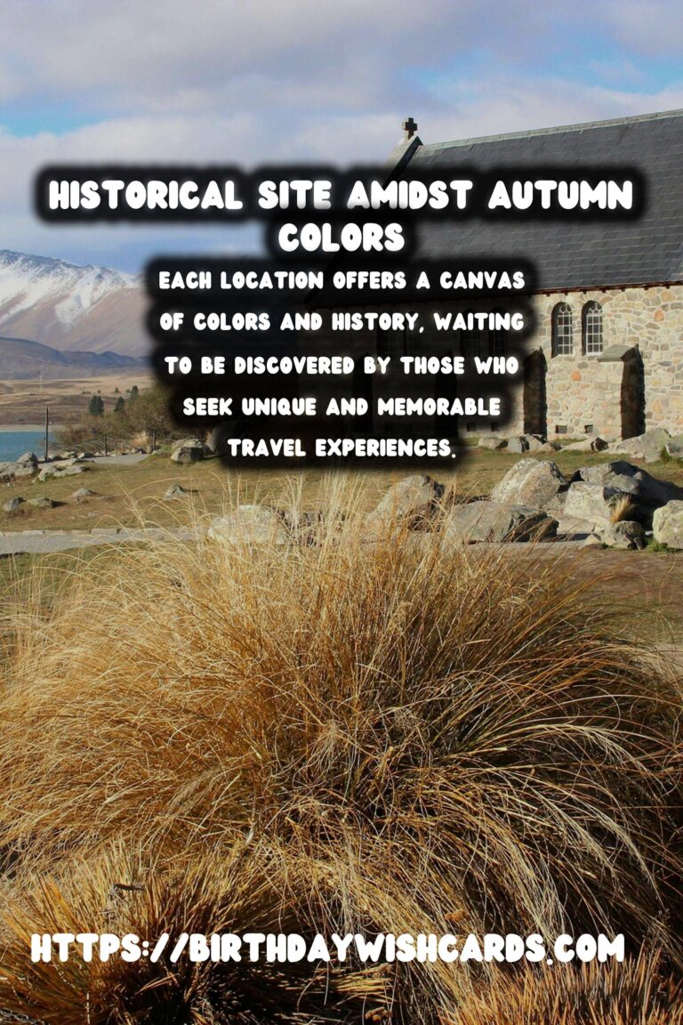 Off-Season Travel: Discover the Best Historical Sites for Autumn Colors