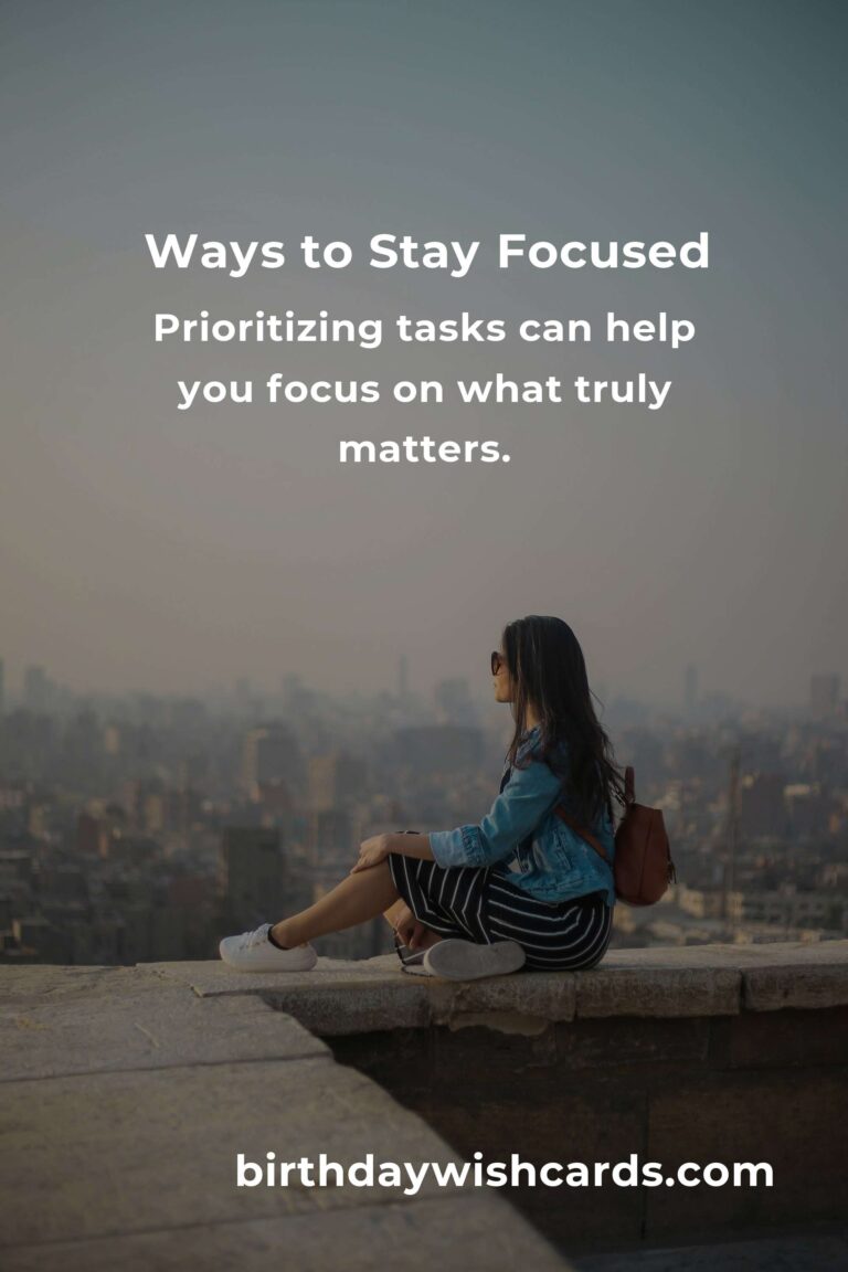 Personal Growth: 5 Essential Ways to Stay Focused
