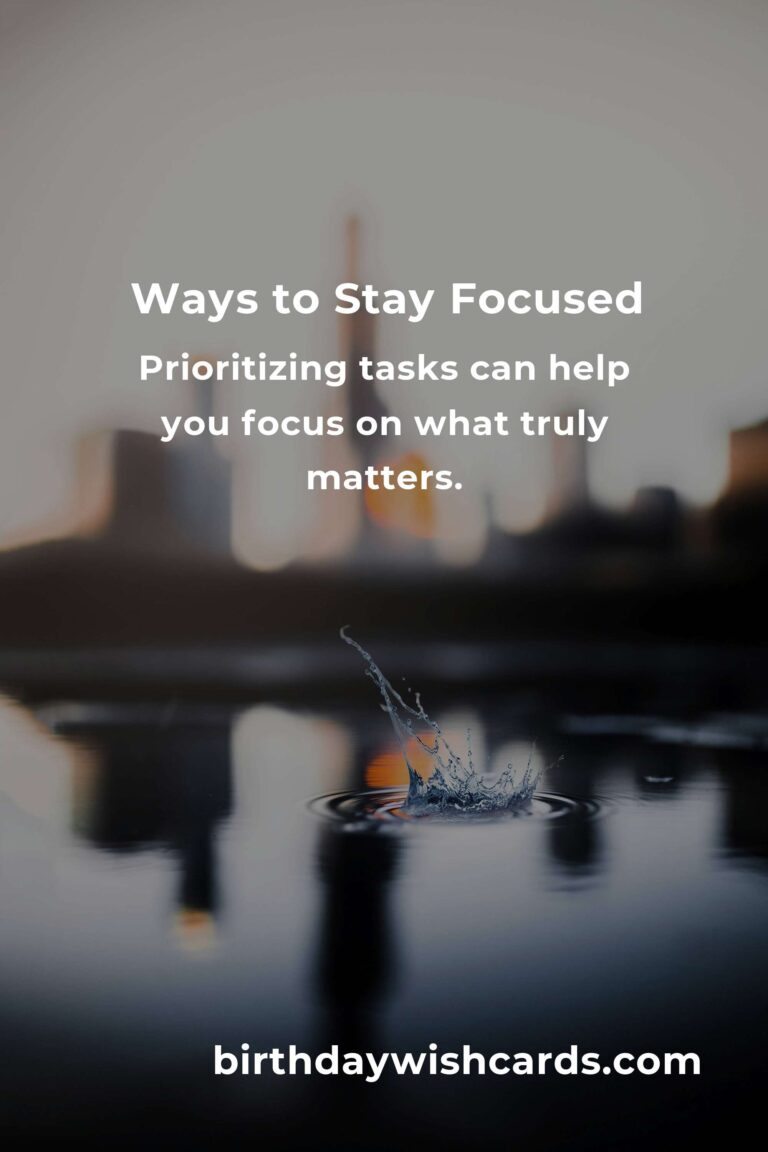Personal Growth: 5 Essential Ways to Stay Focused