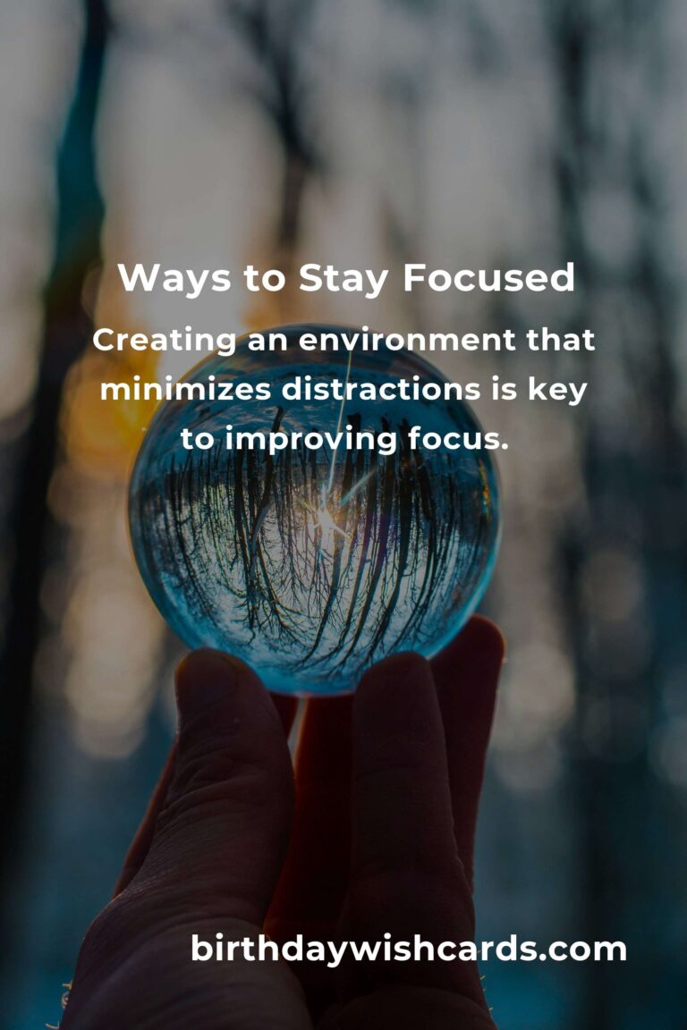 Personal Growth: 5 Essential Ways to Stay Focused