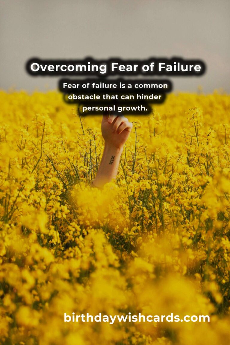 Personal Growth: Strategies to Overcome Fear of Failure