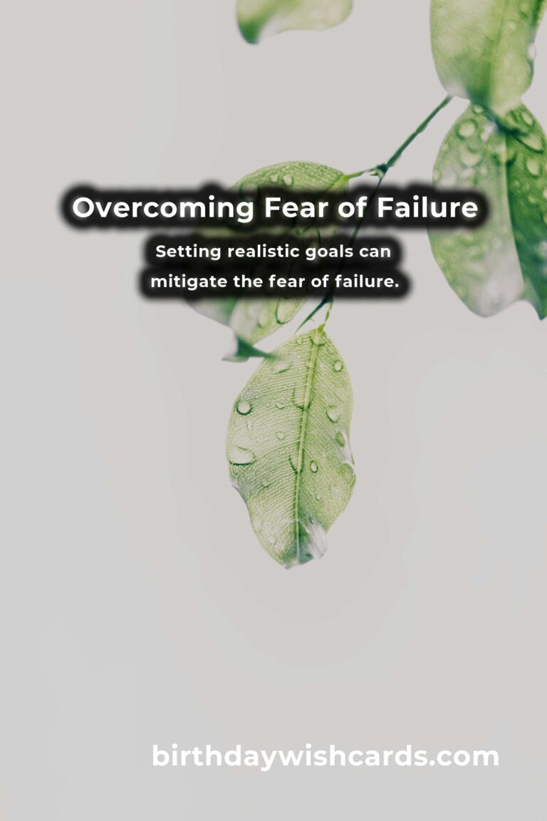 Personal Growth: Strategies to Overcome Fear of Failure