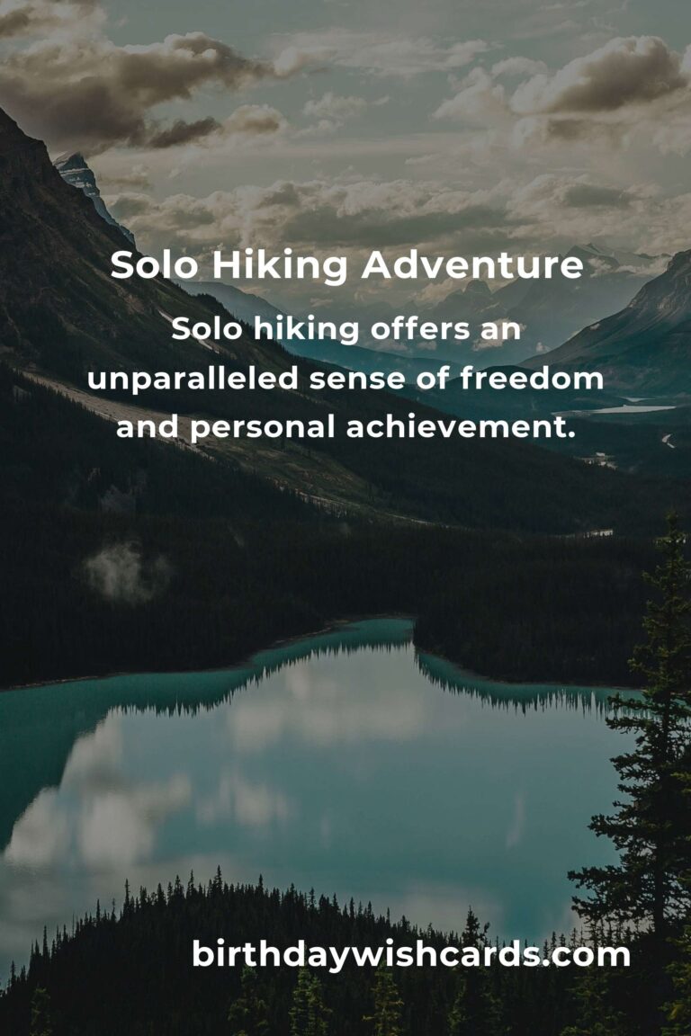 Plan Your Solo Hiking Trip: A Comprehensive Guide for 2025