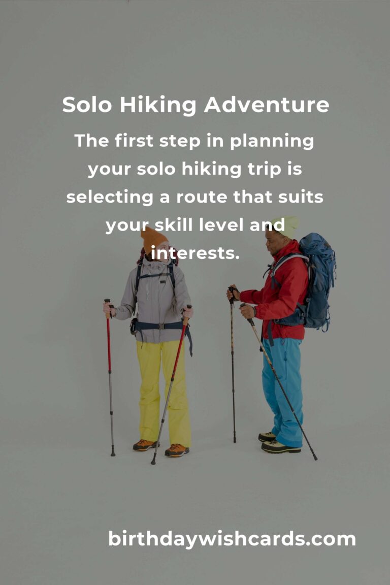 Plan Your Solo Hiking Trip: A Comprehensive Guide for 2025