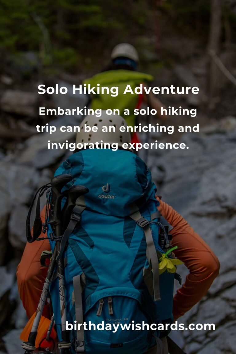 Plan Your Solo Hiking Trip: A Comprehensive Guide for 2025