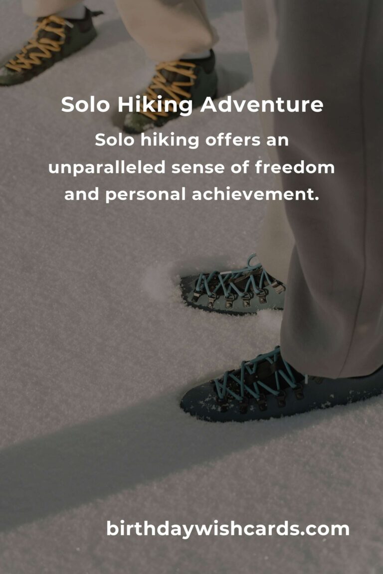 Plan Your Solo Hiking Trip: A Comprehensive Guide for 2025