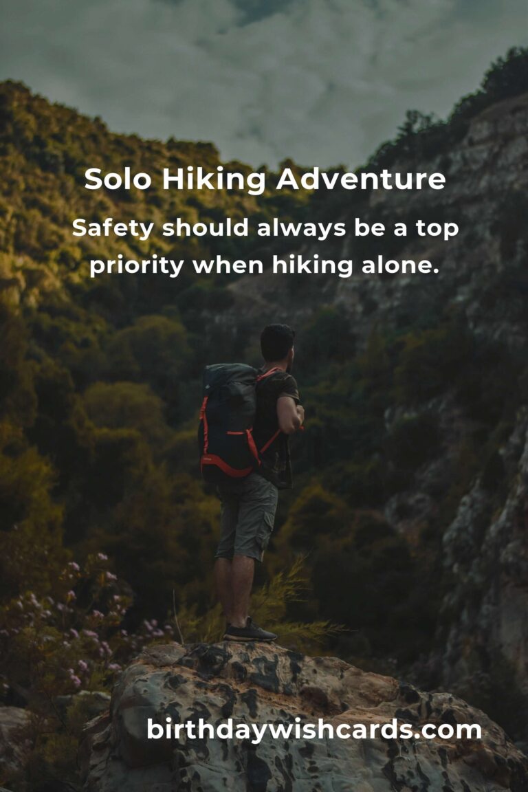 Plan Your Solo Hiking Trip: A Comprehensive Guide for 2025