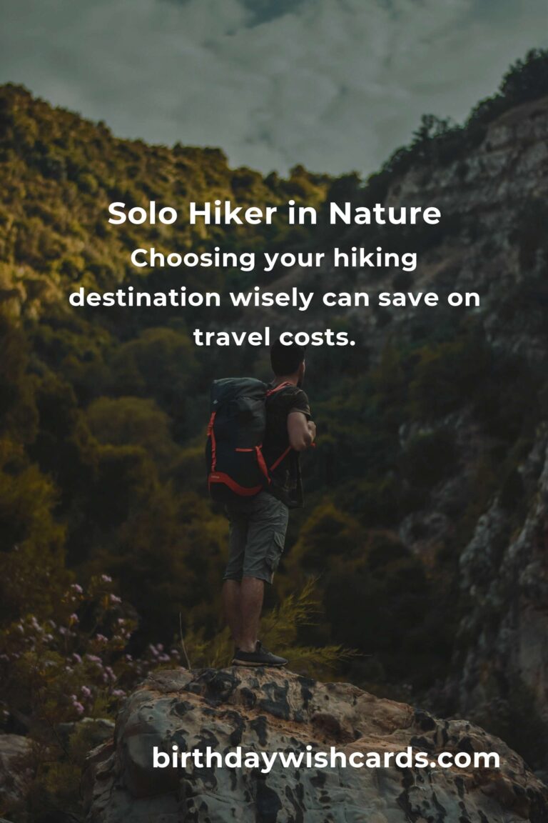 Plan a Budget-Friendly Solo Hiking Trip