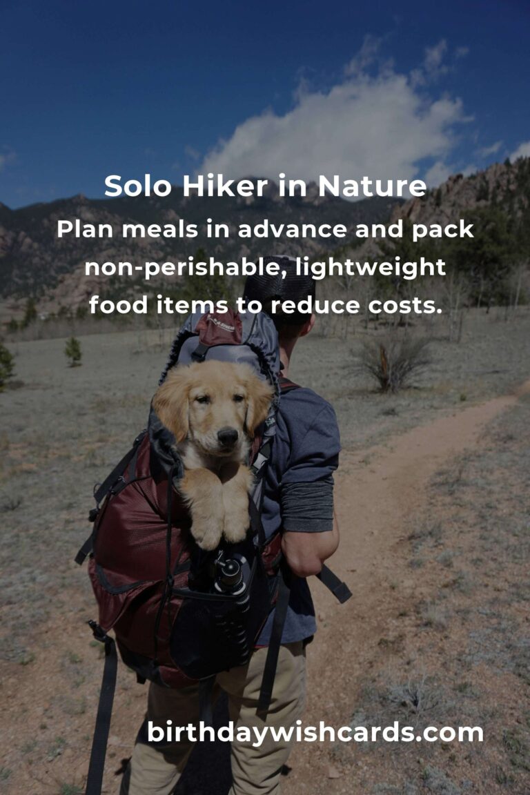 Plan a Budget-Friendly Solo Hiking Trip