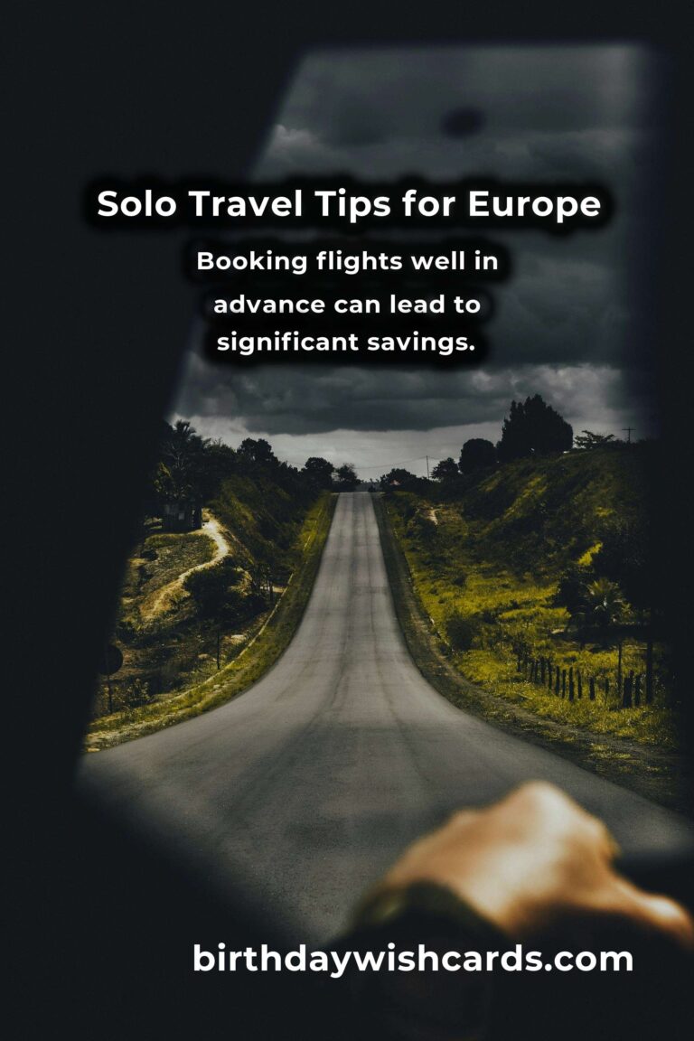 Plan a Budget-Friendly Solo Trip to Europe: Tips & Tricks