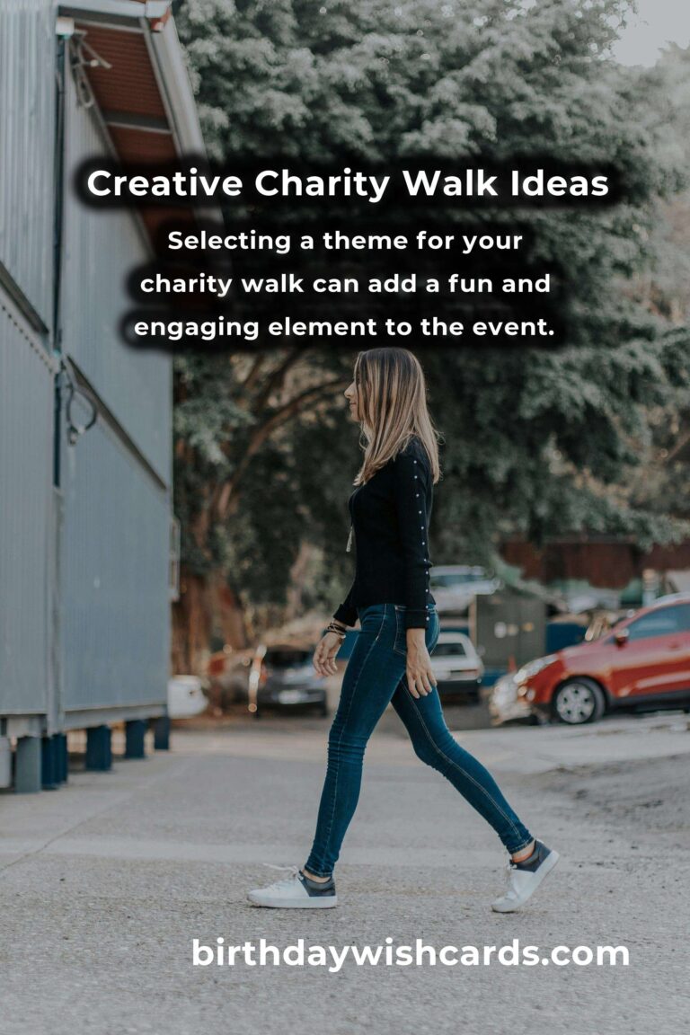 Plan a Charity Walk with These Creative Event Ideas