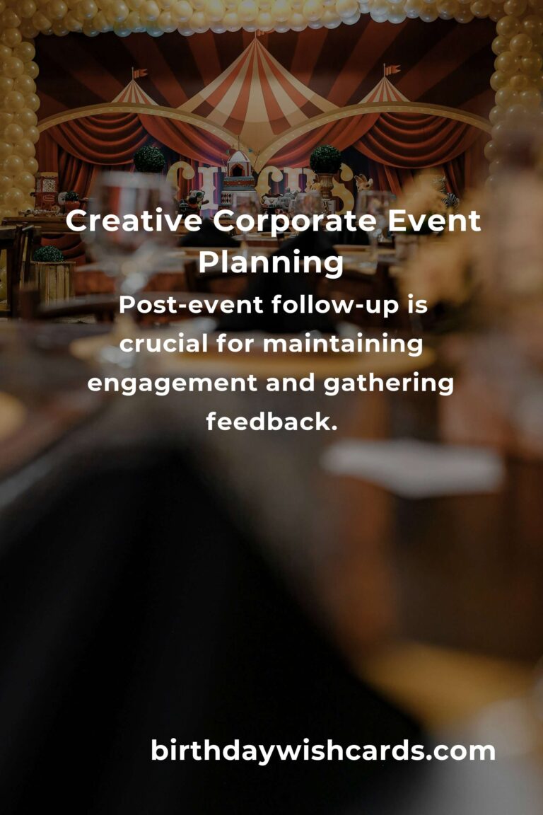 Plan a Corporate Event with These Creative Ideas for Maximum Impact
