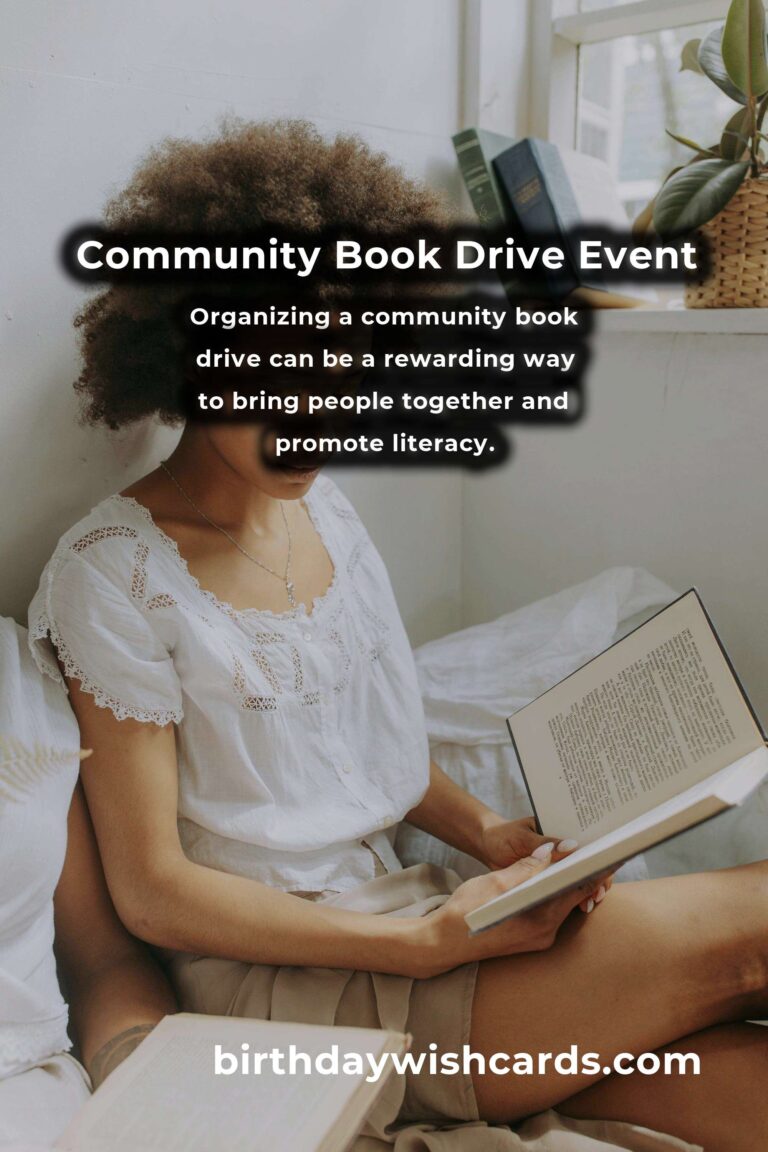 Plan a Successful Community Book Drive with These Expert Tips