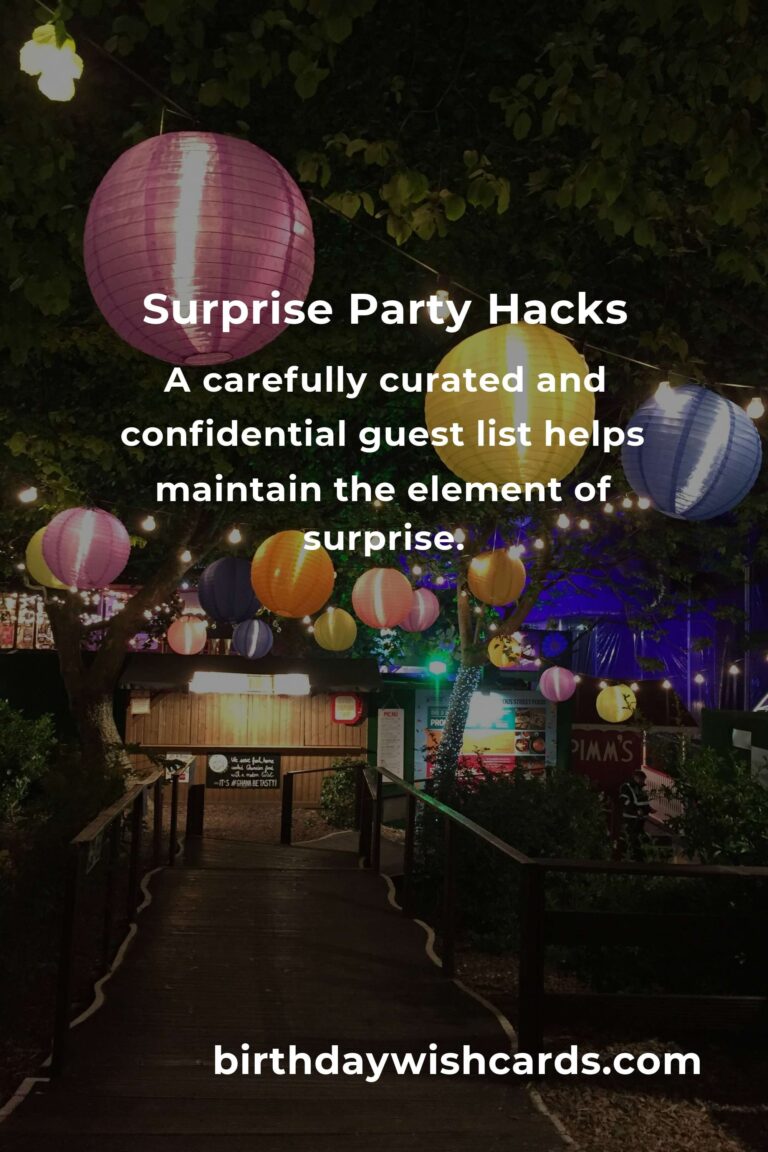 Plan a Surprise Party with These Event Hacks