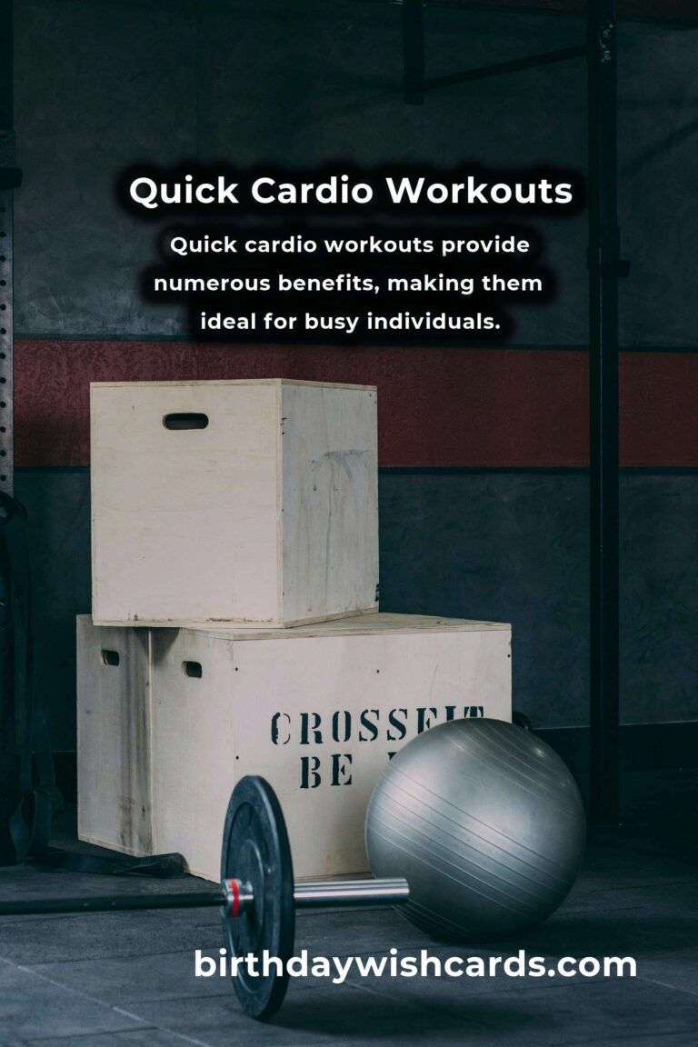 Quick Cardio Workouts for Busy Professionals: Stay Fit on a Tight Schedule