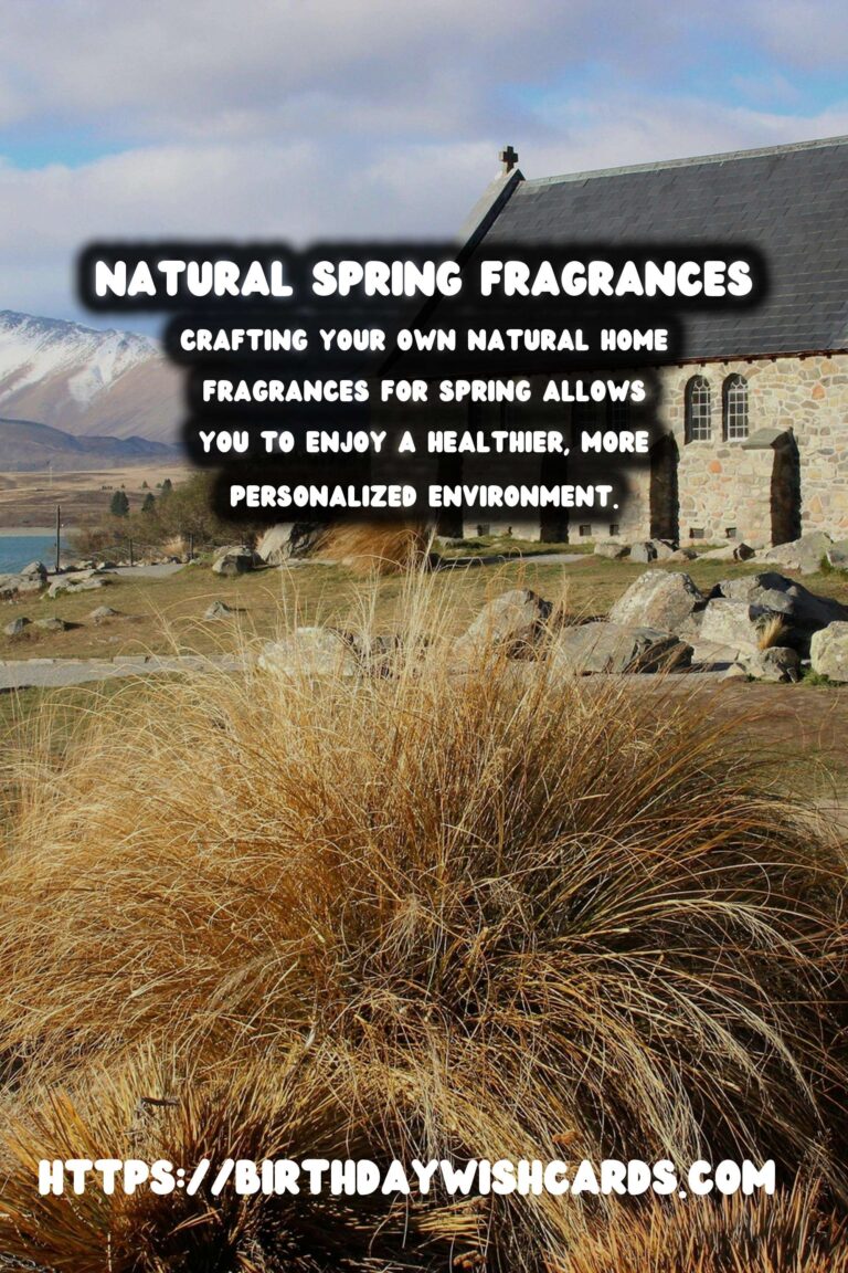Refreshing Your Home with DIY Natural Springtime Fragrances