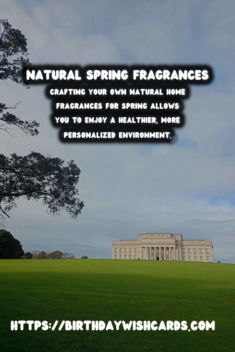 Refreshing Your Home with DIY Natural Springtime Fragrances