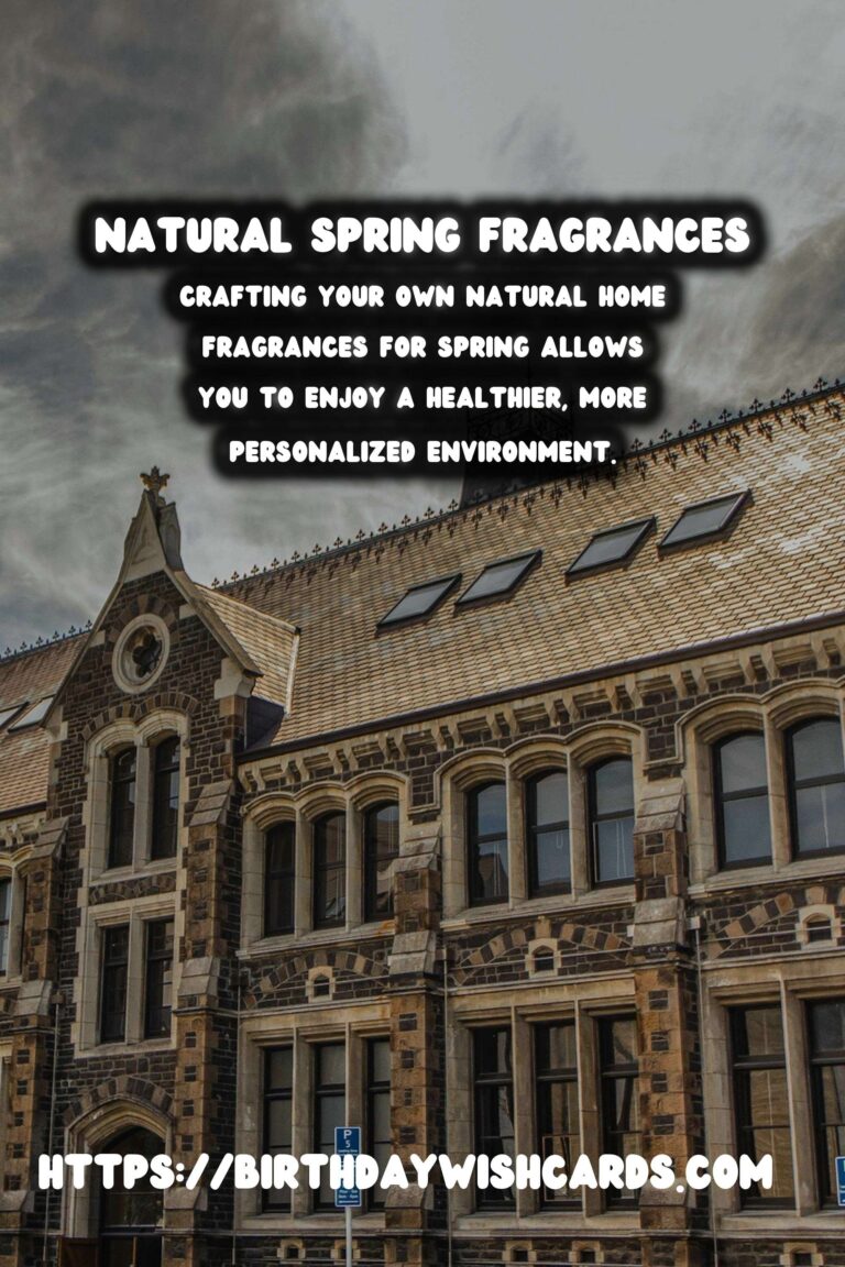 Refreshing Your Home with DIY Natural Springtime Fragrances