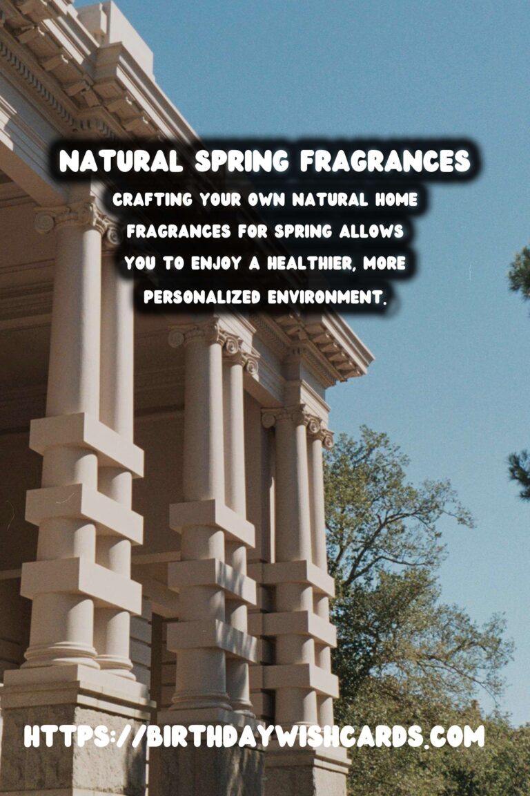 Refreshing Your Home with DIY Natural Springtime Fragrances