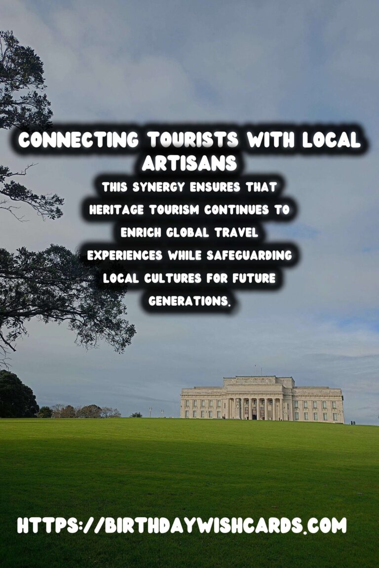 Responsible Heritage Tourism: Engaging with Local Artists