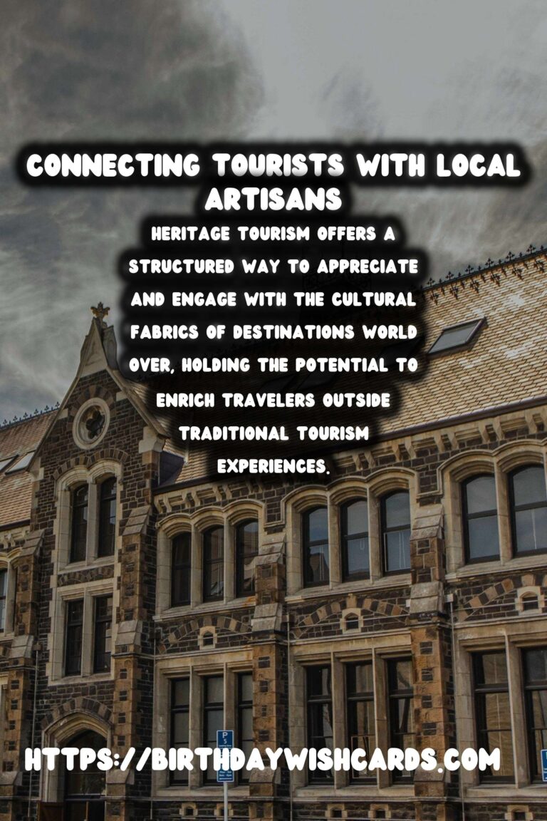 Responsible Heritage Tourism: Engaging with Local Artists