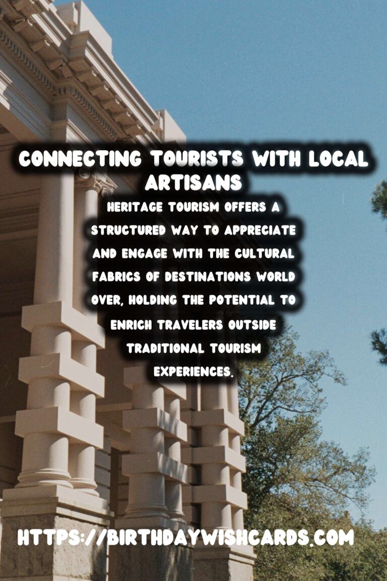 Responsible Heritage Tourism: Engaging with Local Artists